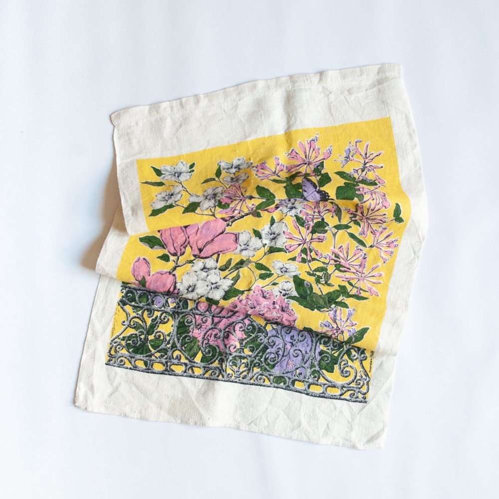 Kay Dee Designs Floral Tea Towel | Pink & Purple Flowers & Butterfly